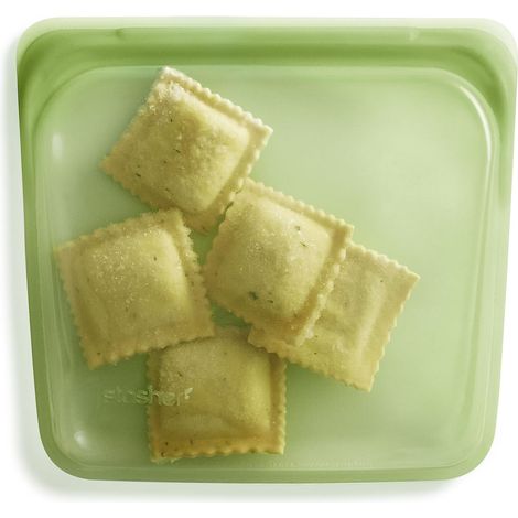 Sac Sandwich en silicone réutilisable, étanche, congélateur, Vert (1/5)