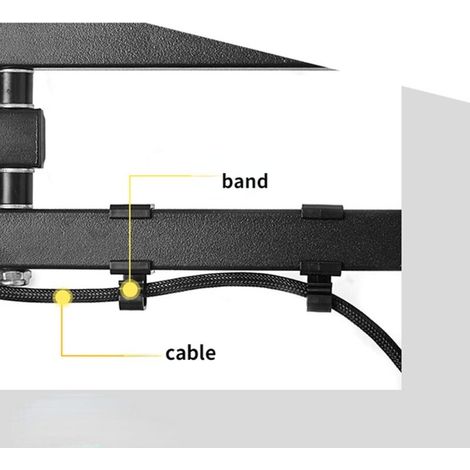 TV-Wandhalterung für 14-32 Zoll LED-, LCD-, Plasma- und Curved-Bildschirme, neig- und schwenkbarer TV-Arm, maximale Tragkraft 30 kg (1/4)