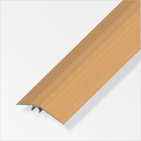 profilo di compensazione livello alluminio faggio 56mm - 1 metro.