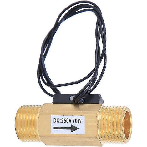 Capteur de débit d'eau avec interface 1/2 pouce, accessoire industriel électromagnétique pour débitmètre (1/4)