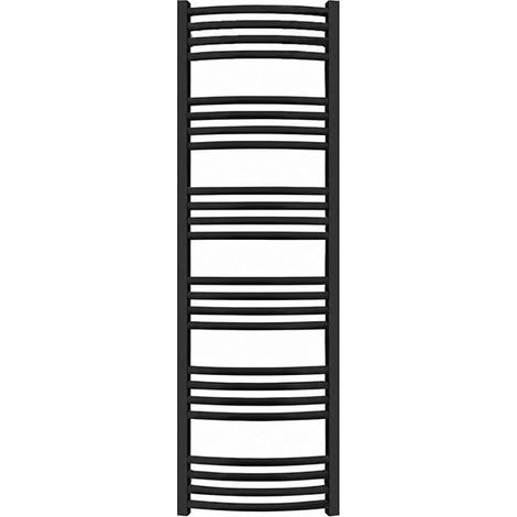 Sèche-serviette électrique noir de 1380mm de haut et 400mm de large - 600 Watt - LEN1380/400E8N (1/5)