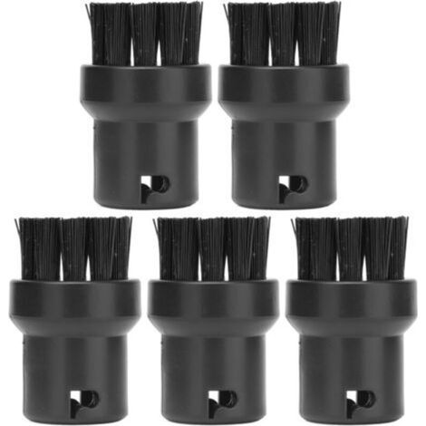 Cepillo de limpieza negro para motores de vapor, 5 piezas, repuesto para Karcher SC1 SC2 SC3 SC4 SC5-Crezuo-Crezuo