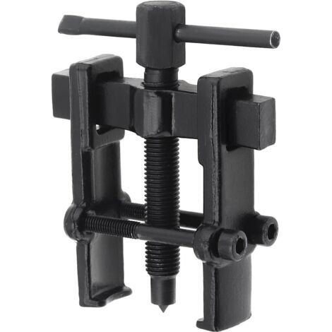 Sollbry Extracteur de pignon réglable à deux mâchoires, kit de retrait de pompe en acier au carbone de 5,1 cm pour moto (1/4)