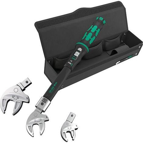 Wera – Clé dynamométrique 10-100 Nm – Ensemble de 4 pièces – Précision ± 4% – Ergonomique – Pour espaces confinés (1/5)