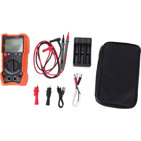 Mégohmmètre testeur de résistance d'isolation 2-en-1, multimètre numérique 1000 V. Test DAR & PI, True RMS, plage auto 19999 comptes. Écran LCD rétroéclairé + lampe torche, modèle ZT-1000R pour électr (1/5)