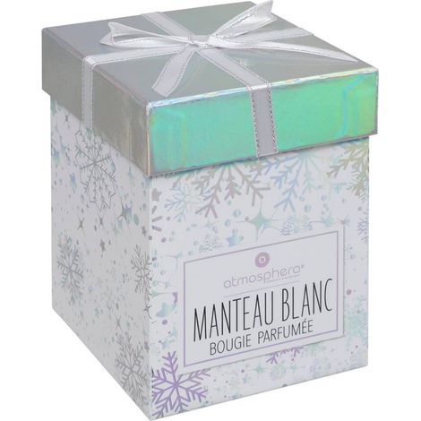 Bougie parfumée Photophore en verre 210G Manteau Blanc - Feeric Christmas (1/3)