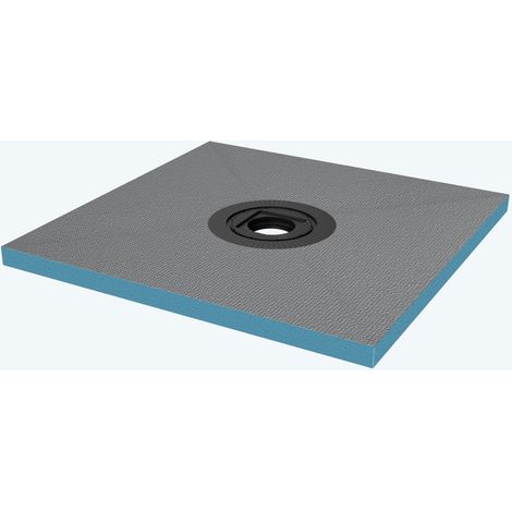 doporro Piatto Doccia Pronto da Piastrellare in Estruso Rigida Polistirene Tagliabile per Bagno Dimensione 80x80x4 cm