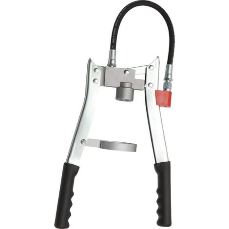 Pistola de engrase Groz de dos manos, para cartuchos de 500 g 42796GROZ