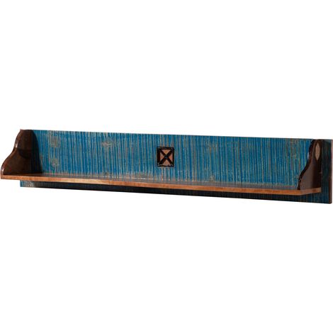 mensola in legno di Legno riciclato 140x22x24 multicolore laccato NATURE OF SPIRIT 118