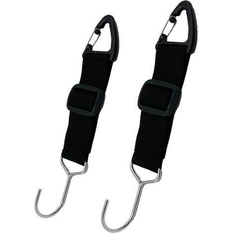 BEBUSINGOTO Lot de 2 crochets pour sac à main de voiture : Crochet d'appui-tête de siège de voiture pour sacs à main et sacs, support de rangement réglable en métal caché pour sac à main, sac à main (1/3)