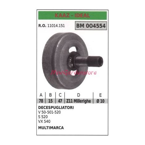 Campana frizione KAAZ decespugliatore V 50 501 520 S 520 VX 540 004554