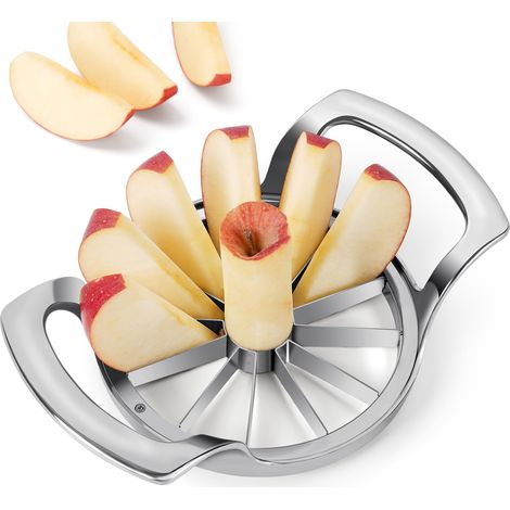 Coupe-pommes en alliage de zinc, ustensile de cuisine, trancheuse à fruits, coupe-légumes portable et créatif, vide-pommes (1/5)