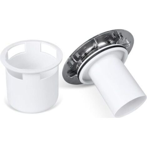 Couvercle de rechange pour siphon de douche 115 mm chromé avec débit rapide (1/5)