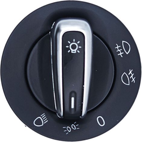 Commutateur rotatif de commande de phares de voiture 3BD941531, compatible avec les Golf, Jetta MK4 et Passat de 1998 à 2005, commande la fonction des phares. (1/4)
