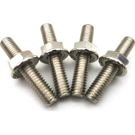 4 fixing screws for the front part of the Harley XL883 1200 X48 exhaust pipe (1/5)