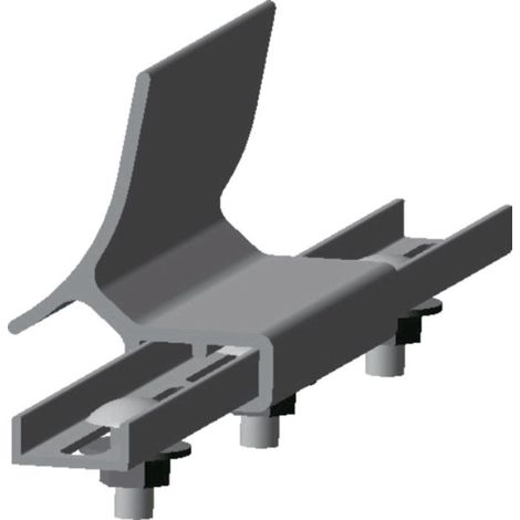Wolf Jeu de connecteurs pour rail de montage AluPlus 2483481 pour 2 jeux de montage sur toit, pour TopSon F3 - / - Q, CFRP 2000 (1/2)