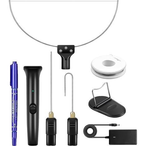 1 Coupeur De Mousse Electrique 3-en-1, Stylo Chauffant 18W, Lame Arc 10cm, Pour Loisirs Créatifs (1/5)