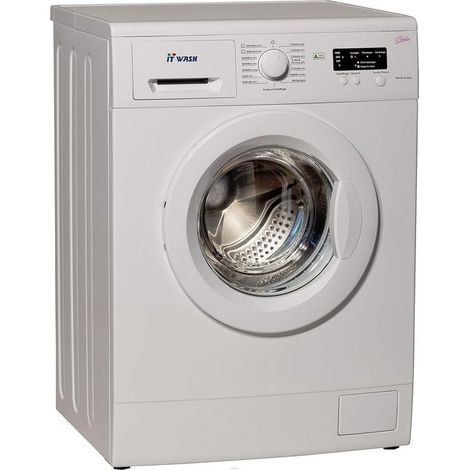 Itwash G610 Lavatrice Carica Frontale 6 Kg 1000 rpm Classe C 15 Programmi Partenza Differita (85x59x52 cm) colore Bianco (1/2)