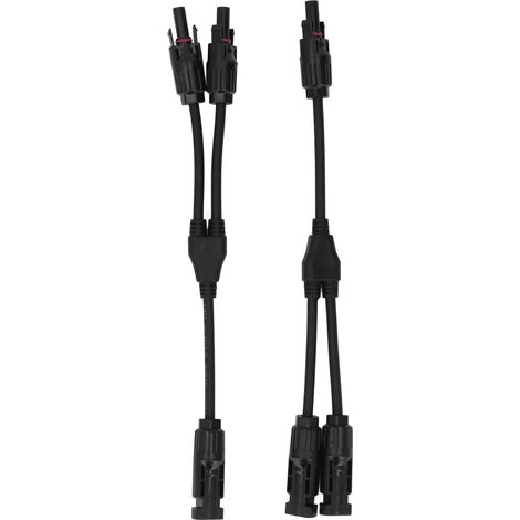 Ortviai Connecteur Solaire MC4 1000 V CC Y en Parallèle MCY201 Étanche IP68 – 1 paire (1/5)