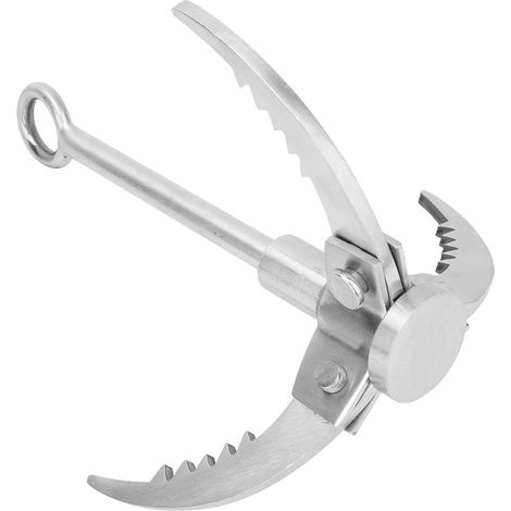 Faltbarer Edelstahl-Kletterhaken mit 3 Krallen für Outdoor-Aktivitäten und Kletterausrüstung (1/5)