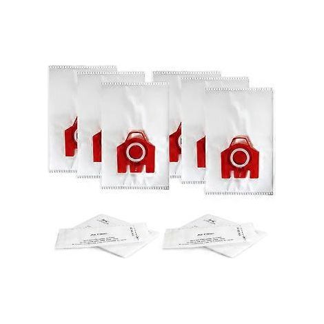 6er-Pack Ersatz-Staubbeutel von FJM 3D Efficiency für S200, S300, S600, S4, S6 Compact, C2 und C1 Serien-Kanister