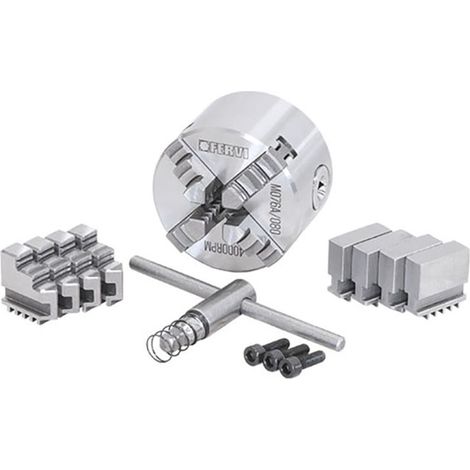 Fervi M076A/080 Mandrino di precisione autocentrante per tornio 4+4+4 griffe (1/3)