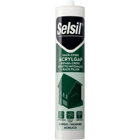 12 x SELSIL SILICONE ACRILICO EFFETTO INTONACO 310 ML