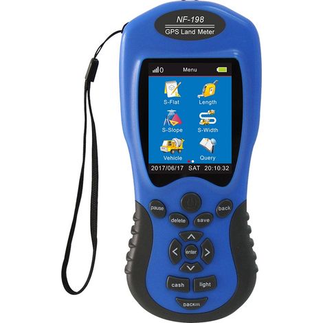 Télémètre GPS NOYAFA NF-198 avec écran LCD, équipement de topographie, machine de cartographie GPS, outil de mesure de distance et de surface. (1/5)