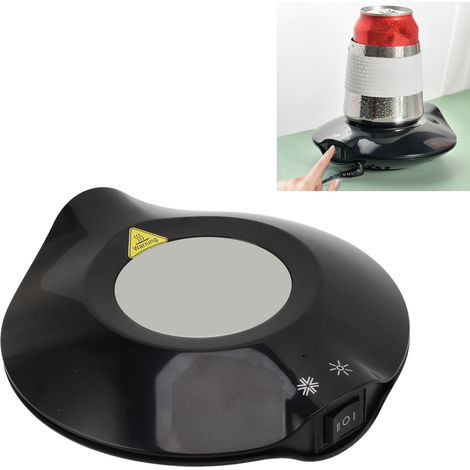 Calentador de tazas USB con doble función: calentar y enfriar, 5–9 V, 10–18 W, aluminio/ABS, con función de apagado automático, portátil para café, té y leche. (1/5)