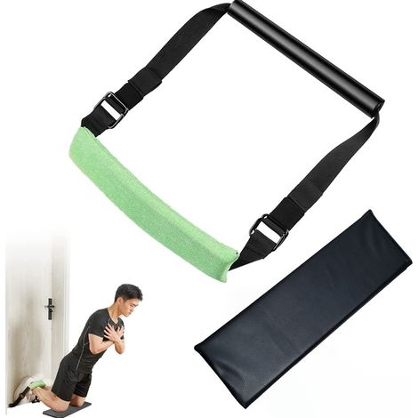 Attrezzo per addominali, allenamento per flessioni, dispositivo fitness multifunzionale, cintura addominale regolabile, tappetino per inginocchiarsi (1/5)