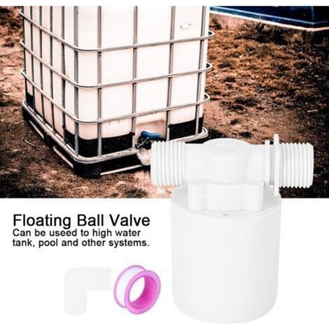 Water Regulator Valve G1/2" Water Level Regulator Floating Ball Valve with External Thread for Pool Water Towers (1/4)