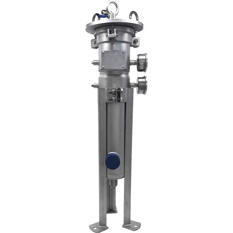 Désemboueur Magnétique 50µm Inox Dn80 Avec Poche Filtrante - Vidange Et Manomètre - 10 Bars Max (1/5)