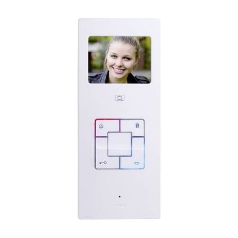 m-e modern-electronics Vistus VD603 Vistus Video citofono Cablato Unità interna Argento, Bianco (1/3)