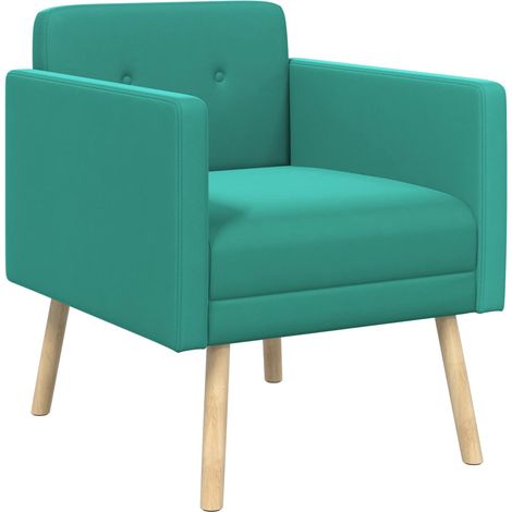 Sillón decorativo Tuquesa Terciopelo vidaXL (1/5)