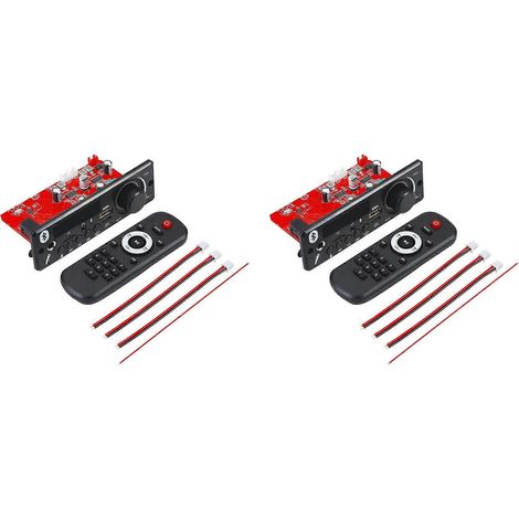 2X 160W Amplificateur Bluetooth 5.0 DIY MP3 Decoder Carte Audio Lecteur 12V Lecteur MP3 Voiture FM Radio Module TF (1/5)
