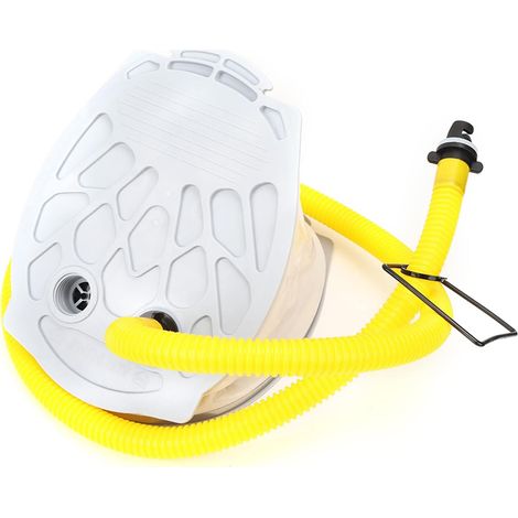 Pompe à Air Portable Pied Pompe à Air à Pied Pompe Gonflable pour Bateau à Pied Légère Pompe à Air à Pied Légère pour la Pêche Bateau Gonflable Canot en Caoutchouc Kayak gonfleur Matelas Gonflable (1/5)