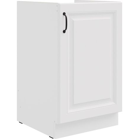 Spülenschrank 50cm Stilo Weiß Küchenzeile Küchenblock Küche Landhaus Einbauküche (1/5)