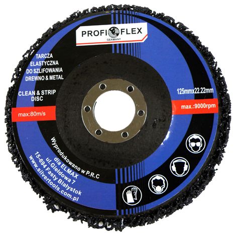 Disco abrasivo de fibra no tejida, Silver, para amoladora, uso profesional en limpieza, matizado y acabado de metales, alta flexibilidad, no daña la superficie