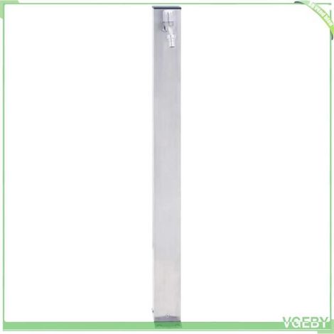 Colonne à eau de jardin - FAFEICY - 364497 - 60 cm - Acier inoxydable anti-corrosion - Crochet porte-tuyau (1/5)
