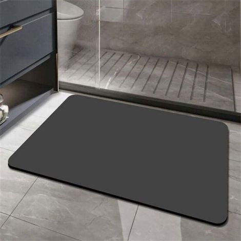 Tapis de bain diatomite - - Absorbant - Antidérapant - 50x80 cm - Noir - Séchage rapide - Facile à n ACCESSOIRES POUR PULVERISATEUR (1/3)