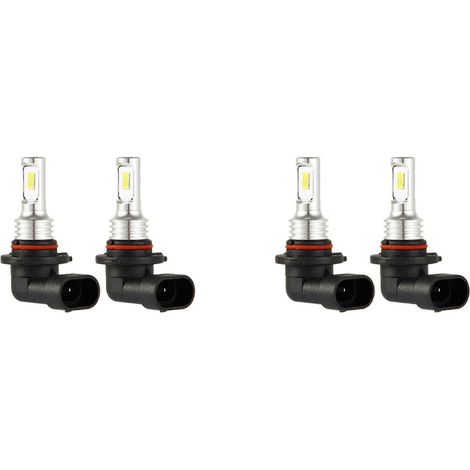 Kit de 8 ampoules LED HB3 9005 pour phares, feux de route, 35 W, 4 000 lm, blanc 6 000 K, haute puissance (1/5)