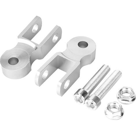 2PCS Motorcycle Agcuber Augmente en Alliage D'aluminium Stable, adapté à la Modification de L'absorption des Chocs Arrière, (Pas de vis) (avec des vis (1/5)