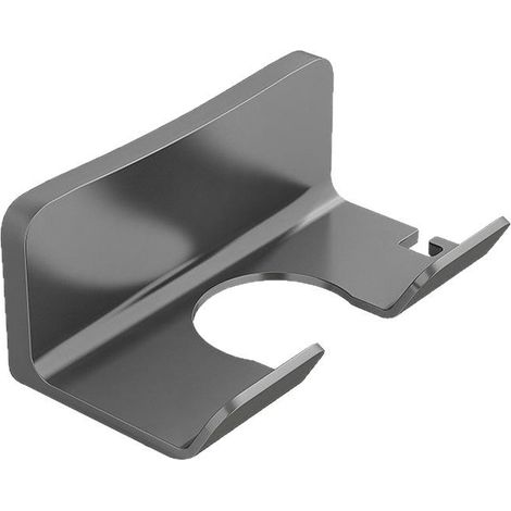 1 Stück Haartrocknerhalter, Haartrocknerhalter ohne Bohren, Haartrocknerhalter, selbstklebender Halter ohne Bohrer, (Grau) (1/5)