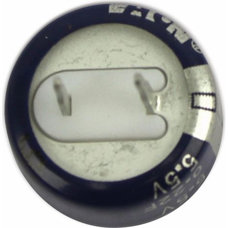 EATON Gold Cap-Elko 0,22F, 5,5V, axial, RM 5 mm, 13,5x6,5 mm, KR-5R5C224-R