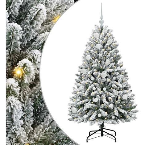 Árbol de Navidad artificial con ramas articuladas 150 cm vidaXL (1/5)