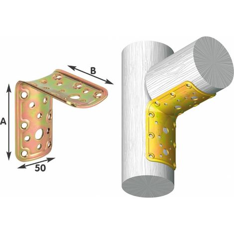 PIASTRA TONDA ANGOLARE TROPICALIZZATA  ART. 904 MM.50X80X80. Prezzo per 1 pezzo.