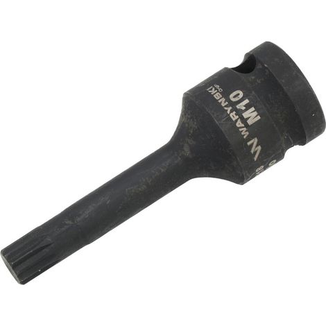 Douille à impact Torx 1/2" cannelée M10 en acier CrMo Waryński (1/4)