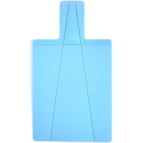 Lntyq Planche à découper pliable - bleu, 38 x 21,5 cm, pour cuisine, pique-nique, couper des fruits, des légumes, de la viande (1/3)