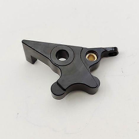 Applicable aux scooters Honda PCX125/150, pièces modifiées : poignée de frein à main droite en alliage d'aluminium (avant noir). (1/5)