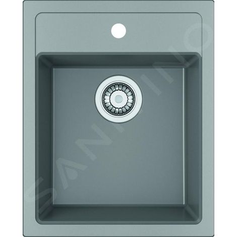 Franke Sirius - Évier en tectonite SID 610-40, 430x530 mm, gris 114.0503.044 (1/2)